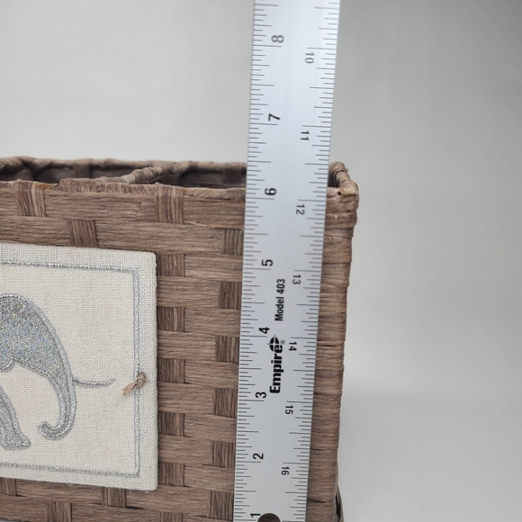 Holographic Glitter Elephant 3 Section Basket - Picture 6 of 17